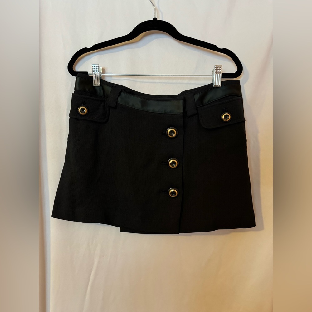 D&G black mini skirt